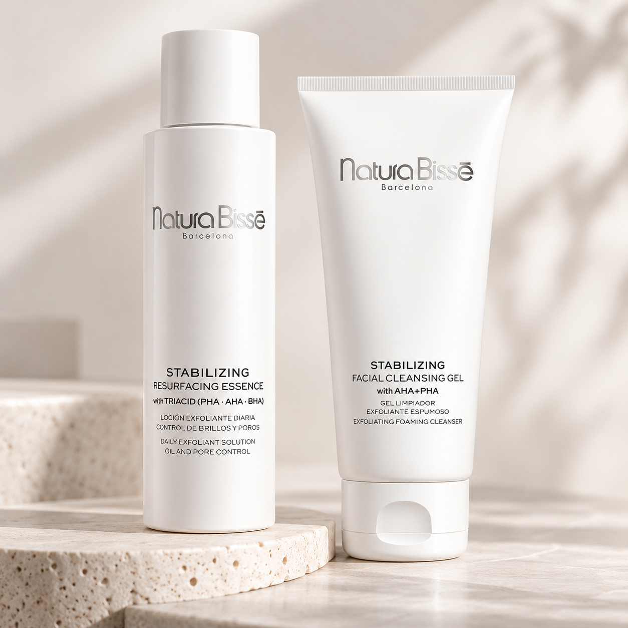 Pack Natura Bissé Stabilizing Limpiador + Exfoliante.